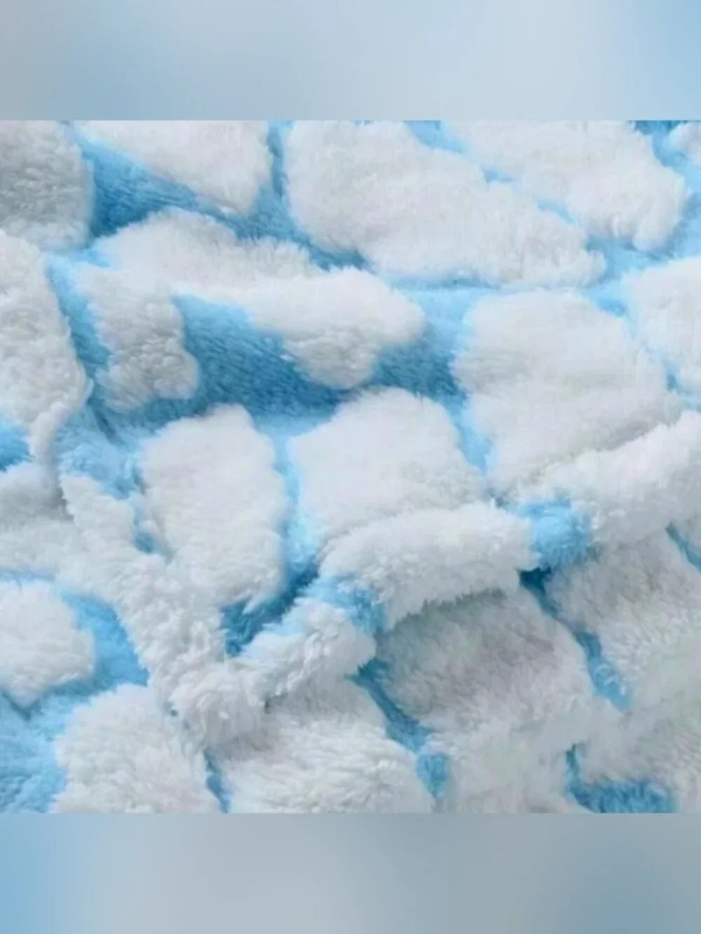 NEW Cloud Plush Kids' Throw Blanket Blue - Pillowfort™